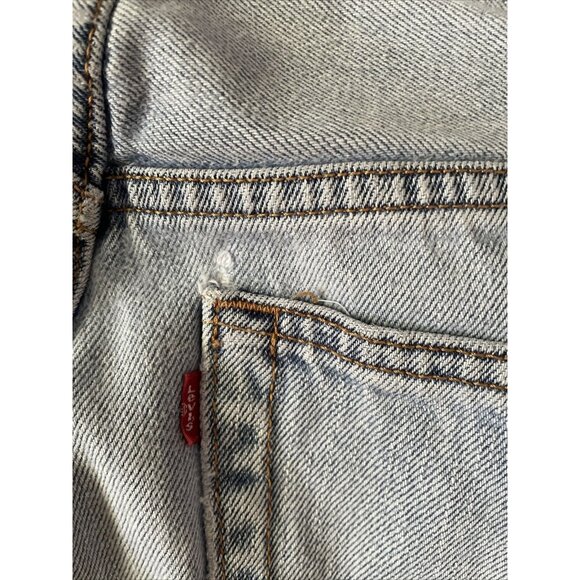 Levis 560 Comfort Fit Light Wash Blue Denim Jeans W38 L32 Mens Vintage Style - Picture 13 of 14